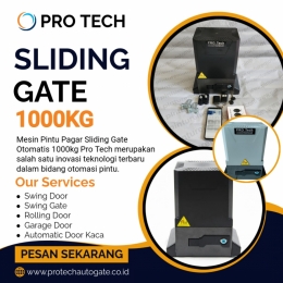 MESIN PINTU PAGAR SLIDING GATE OTOMATIS 1000KG