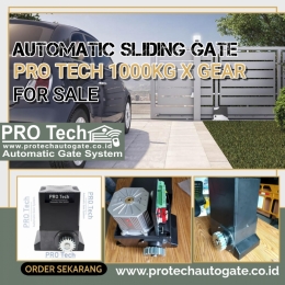Automatic Sliding Gate 1000kg X Gear Rack